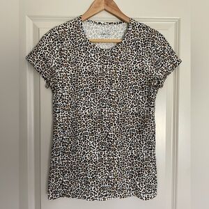 J. Crew Studio Tee in Leopard
